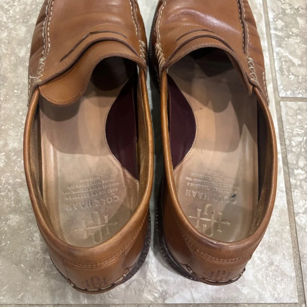 Cole Haan Mens American Classics Penny Loafer British Tan Leather C38740 11.5 M